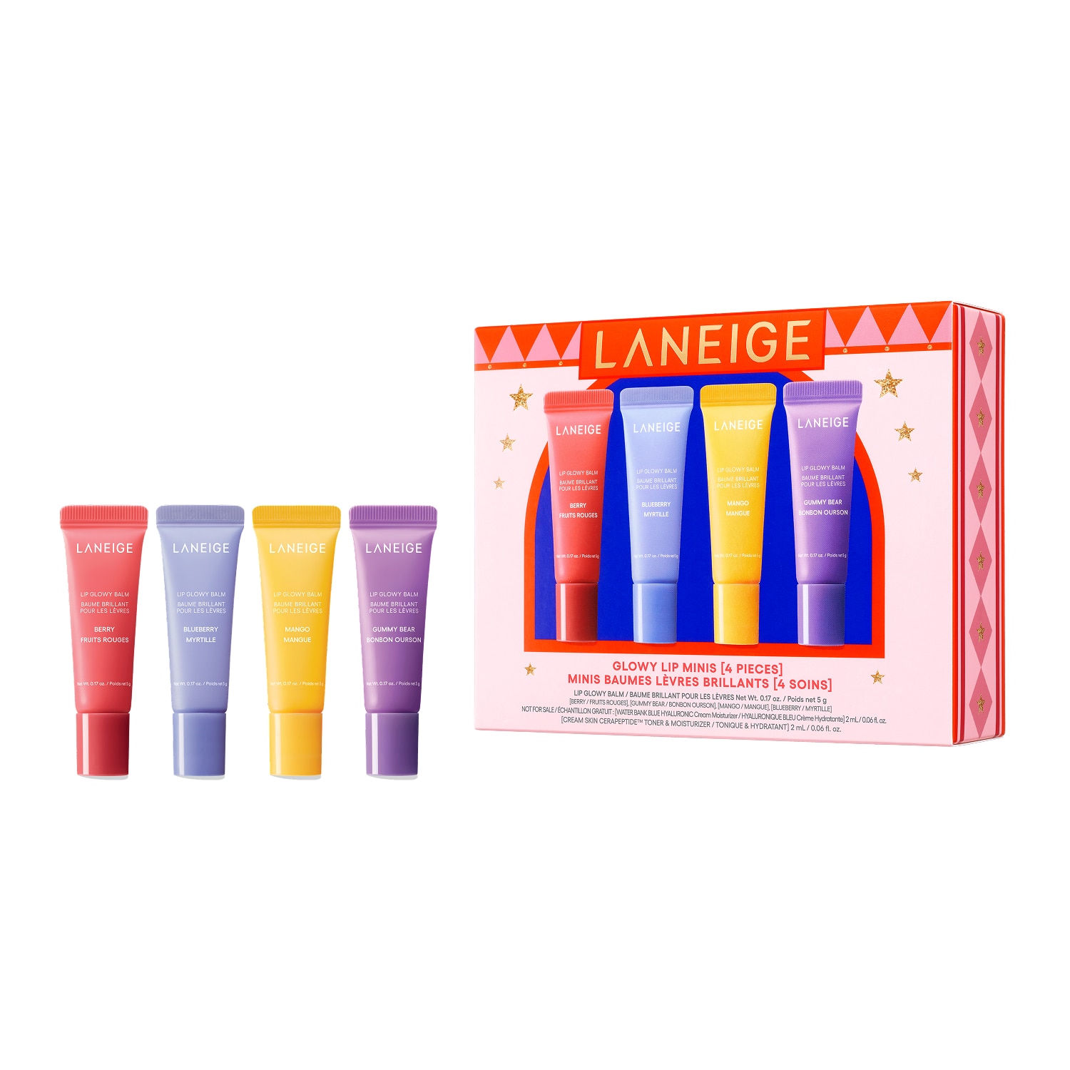 GLOWY LIP MINIS (MINI BÁLSAMOS LABIALES)